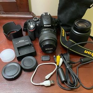 Nikon D3200 Bundle, Everything Included